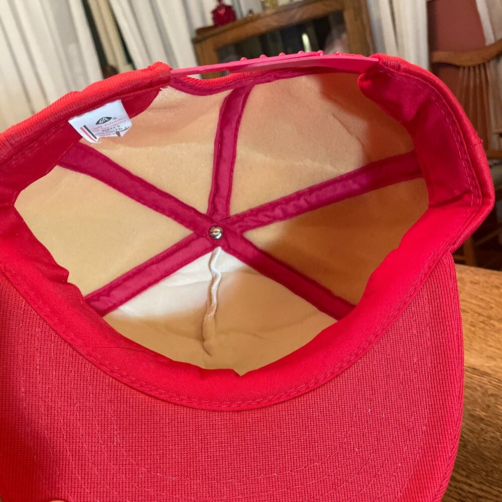 Men's Vintage David Steed & Associates IF, Idaho Red/White Snapback Trucker Hat - Picture 10 of 11